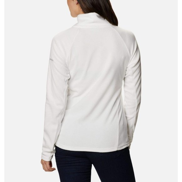 COLUMBIA Glacial Half Zip White Pullover Fleece, Size S - Picture 9 of 12